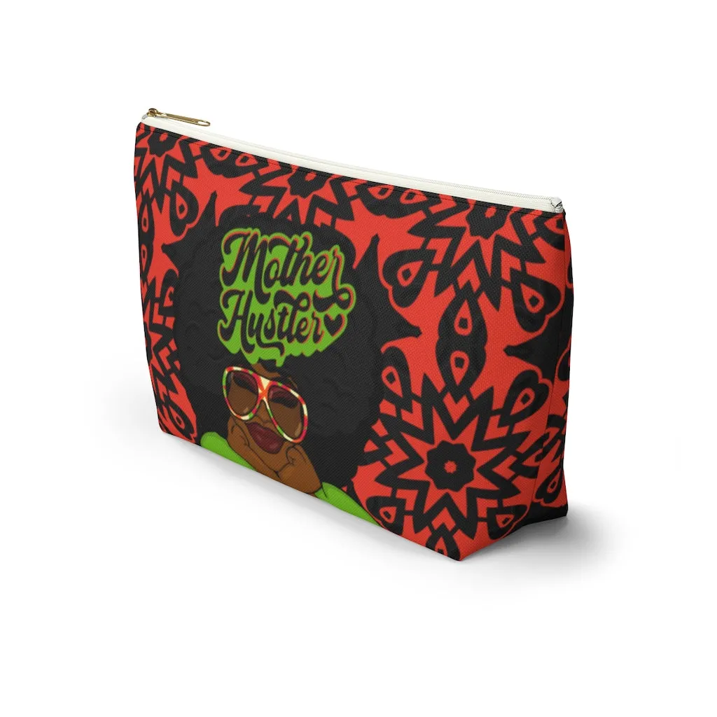 MOTHER HUSTLER Accessory Pouch w T-bottom (LIME)