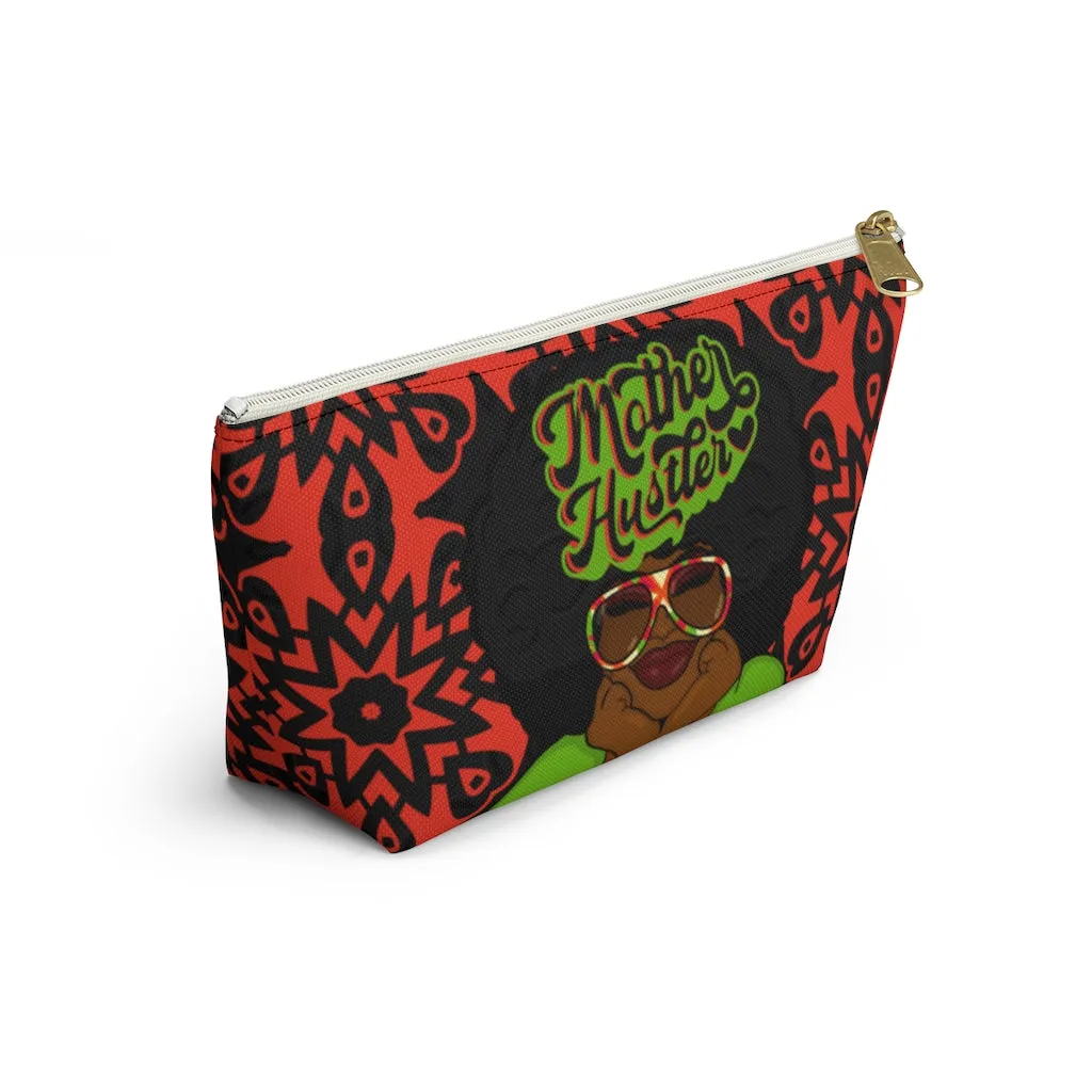 MOTHER HUSTLER Accessory Pouch w T-bottom (LIME)