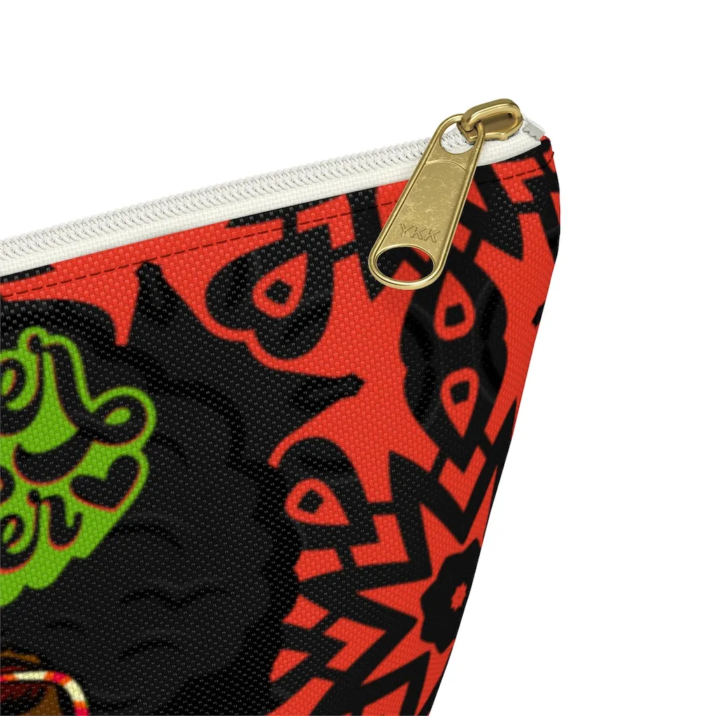 MOTHER HUSTLER Accessory Pouch w T-bottom (LIME)