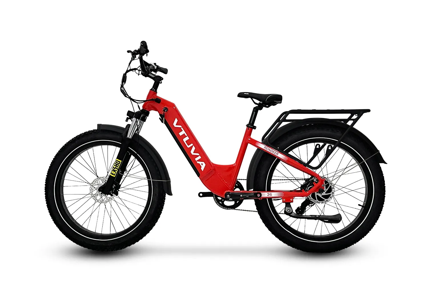 Reindeer 26 Inch Step-Thru Fat Tire E-Bike