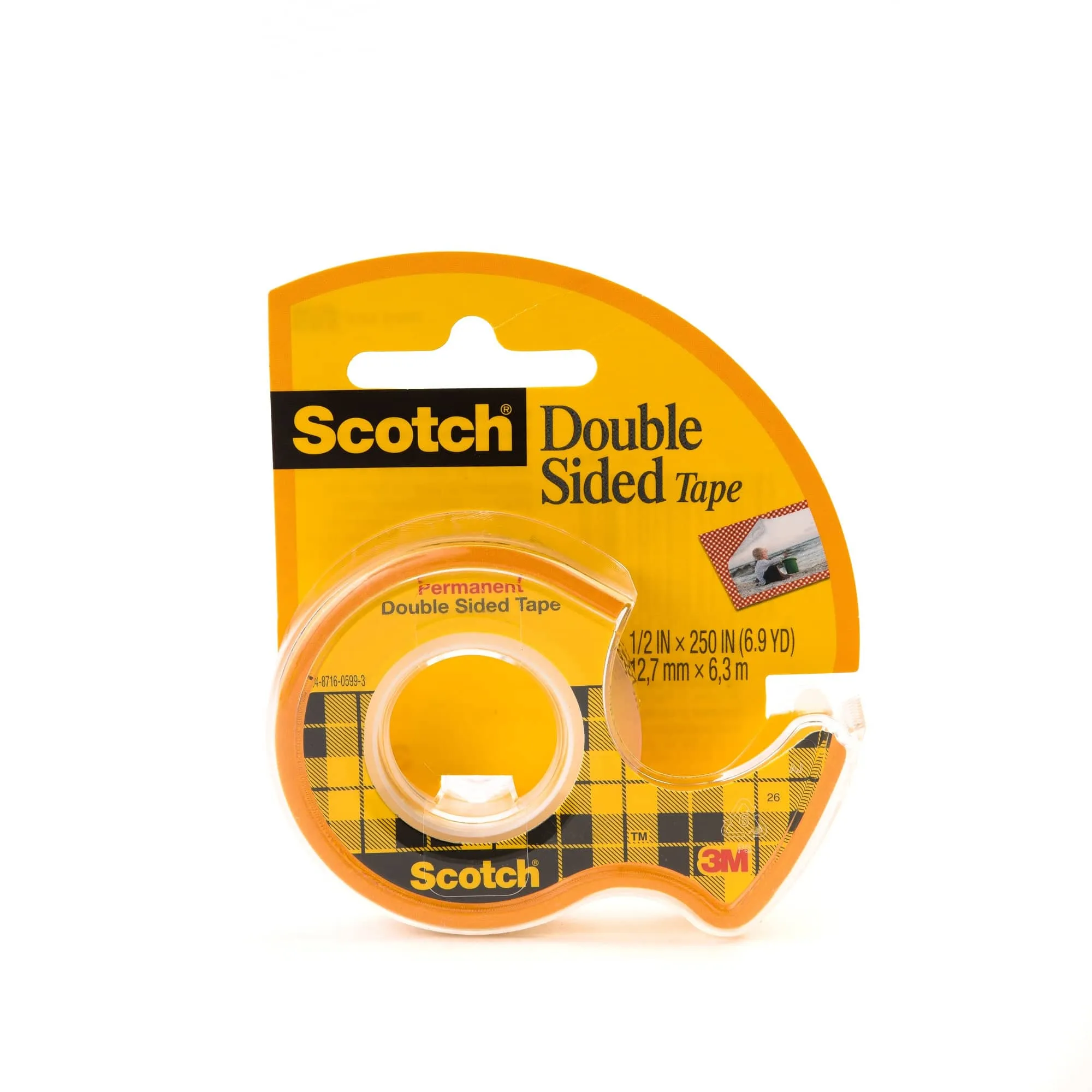 Scotch Double Side Tape in Dispenser 12mm x 6.35m