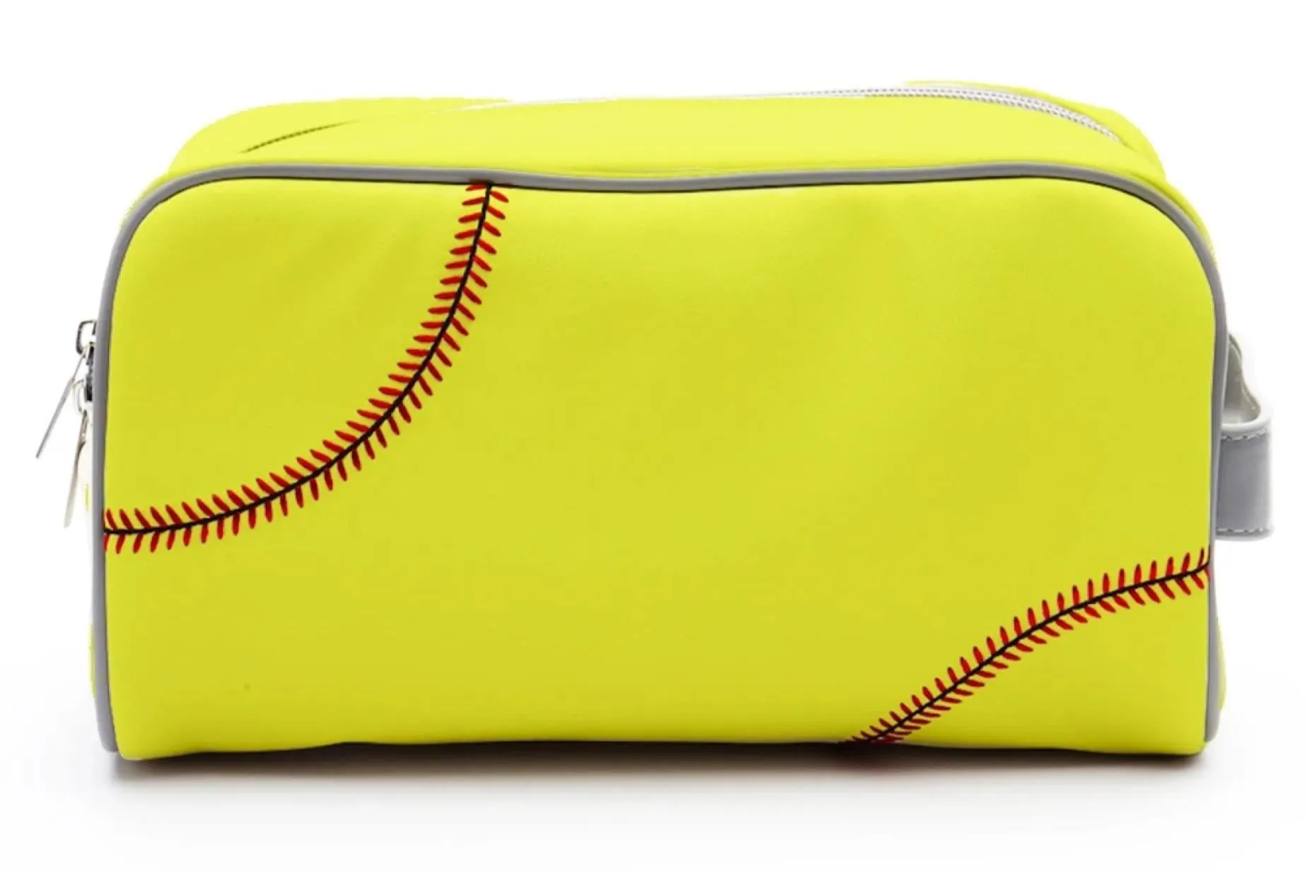 Softball Toiletry and Cosmetics Bag