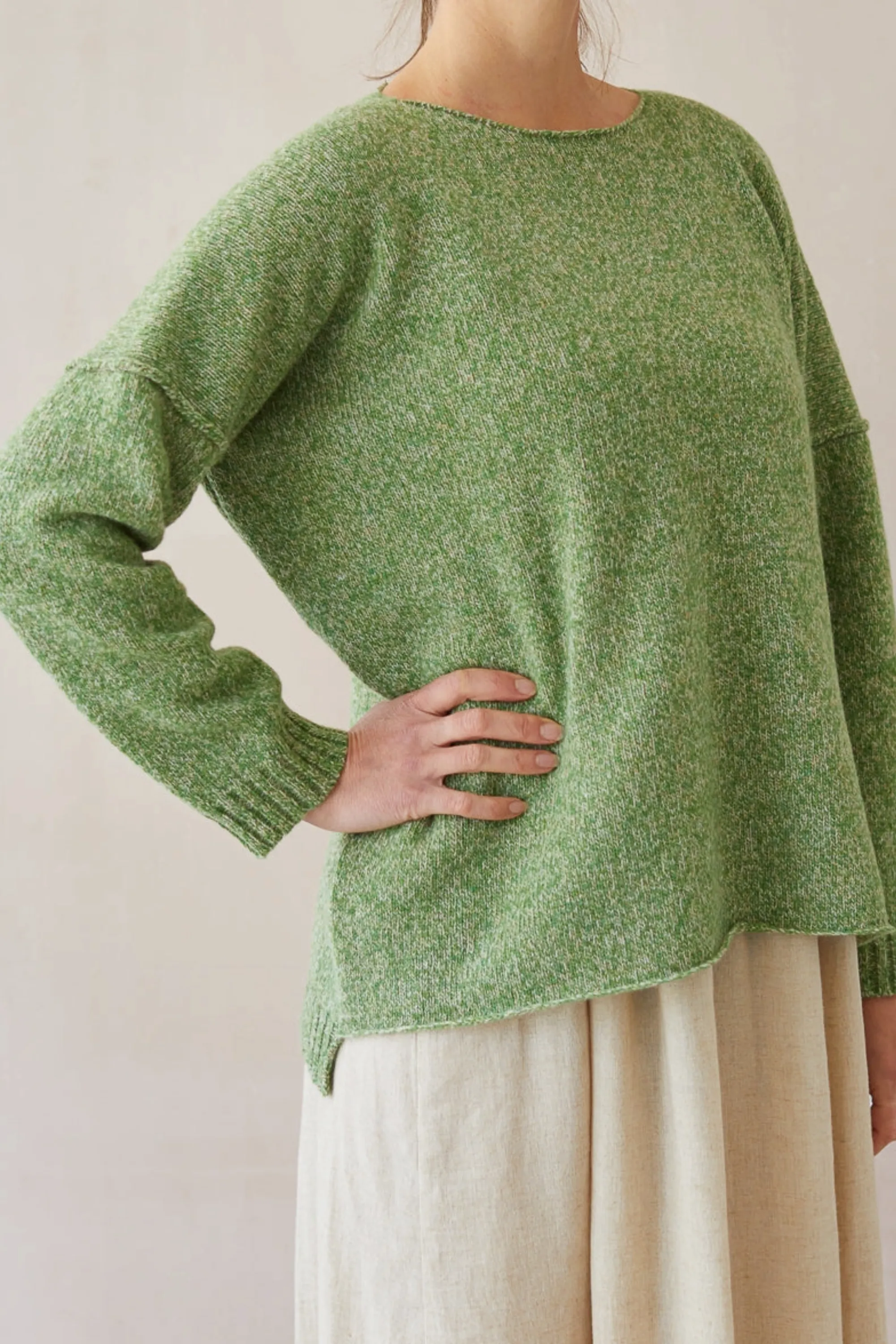 Staple Jumper | Green Marl