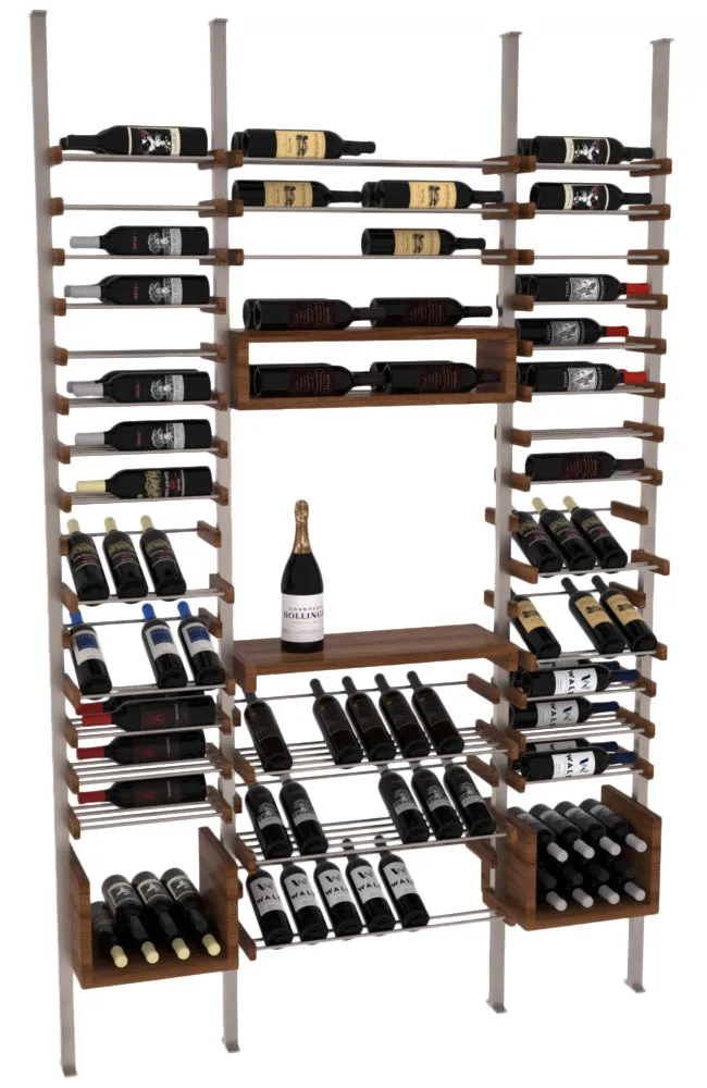 The Works Wine Rack, Three Bottles