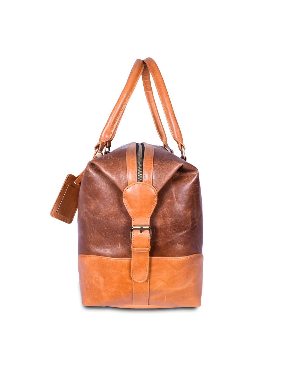 Vegas - The Brown Leather Duffle / Luggage Bag