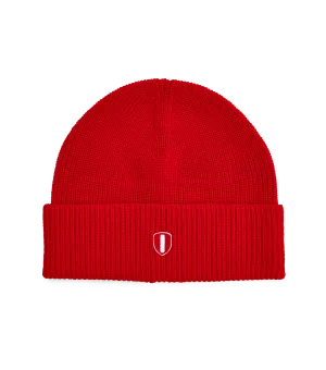 YAS KNIT HAT</p>Crimson Red