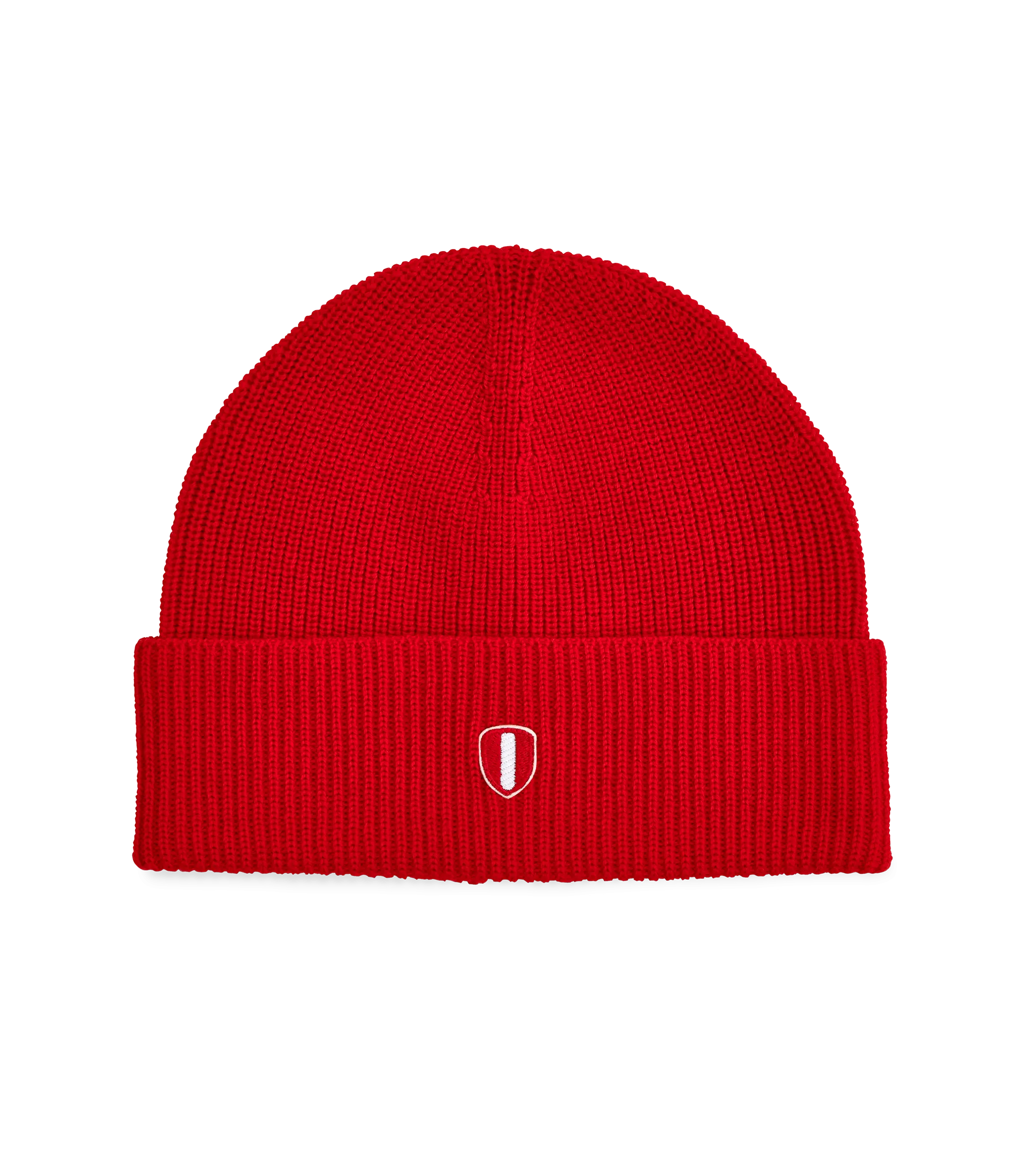 YAS KNIT HAT</p>Crimson Red